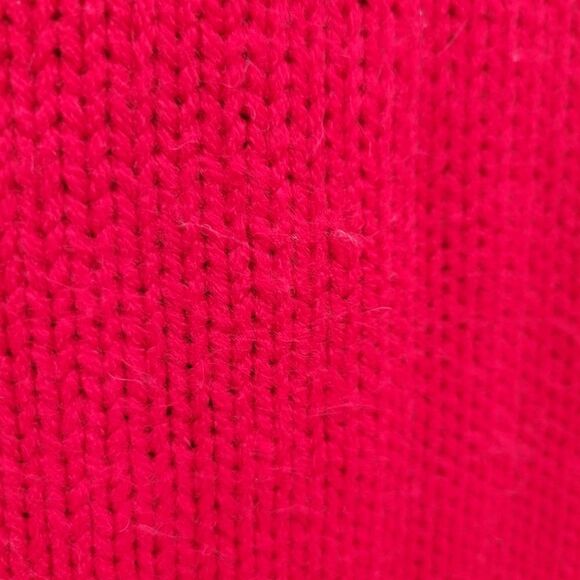 Dana Scott Vintage Red White and Gold Holiday Sweater with Angora Women's Medium - Picture 8 of 11